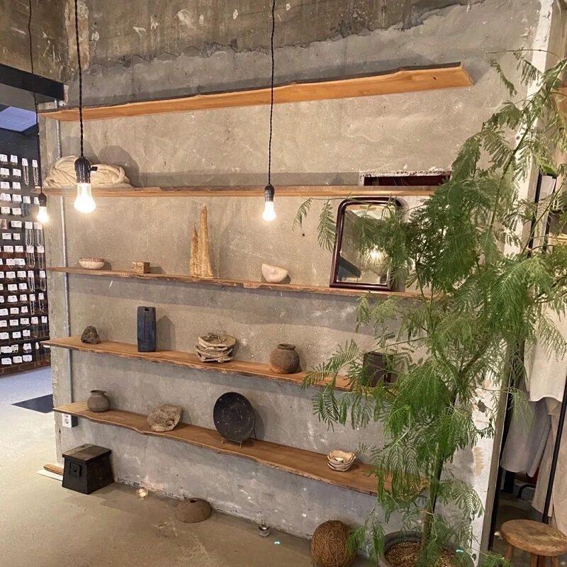 墙上覆古置物架墙壁书架挂墙隔板墙面壁挂式展示架一字板上墙层板