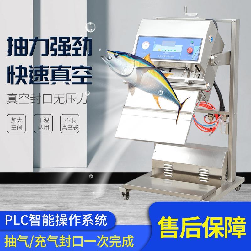 远康DZ-600W外抽式真空机立式真空包装机食品真空机大型封口机