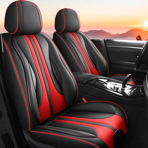 car seat cover汽车座套跨境直供全包围四季通用皮座垫单座五坐垫