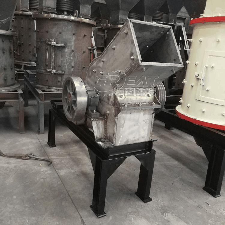 柴油动力海盐粉碎机小型工业盐细粉机大块矿盐破碎机