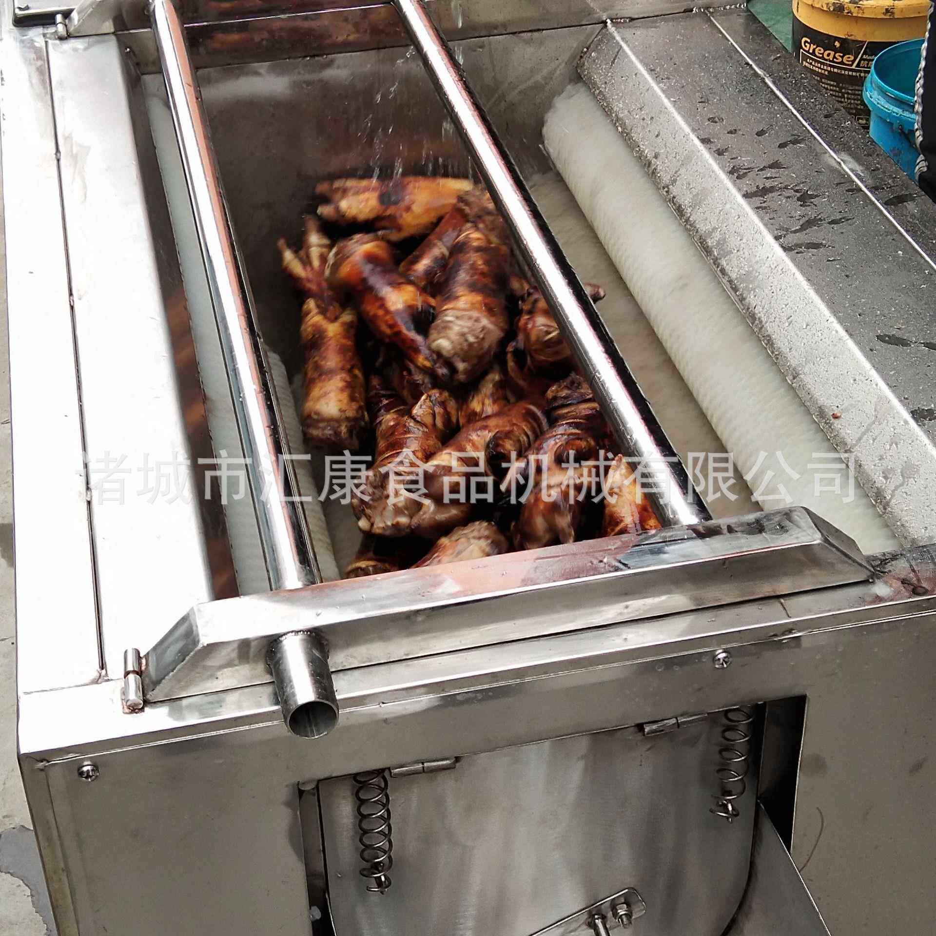 土豆脱皮清洗机除腥除污烧猪蹄设备毛刷清洗海蛎机器报价优惠