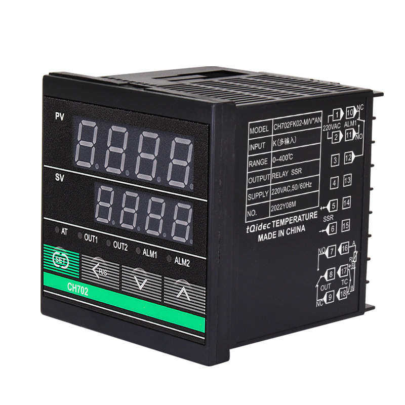 tqidec台泉电气智能PID温控器CH702数显控温器带报警输出自动恒温