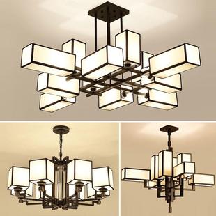 现代约新中式 简中国风吊灯客厅灯仿房古室餐厅灯81酒店客大厅卧吊
