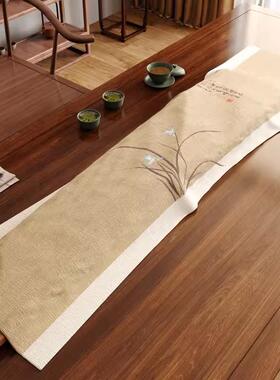 新中式禅意古筝盖布琴弦防尘罩遮盖布古风氛围感通用琴披保护盖巾