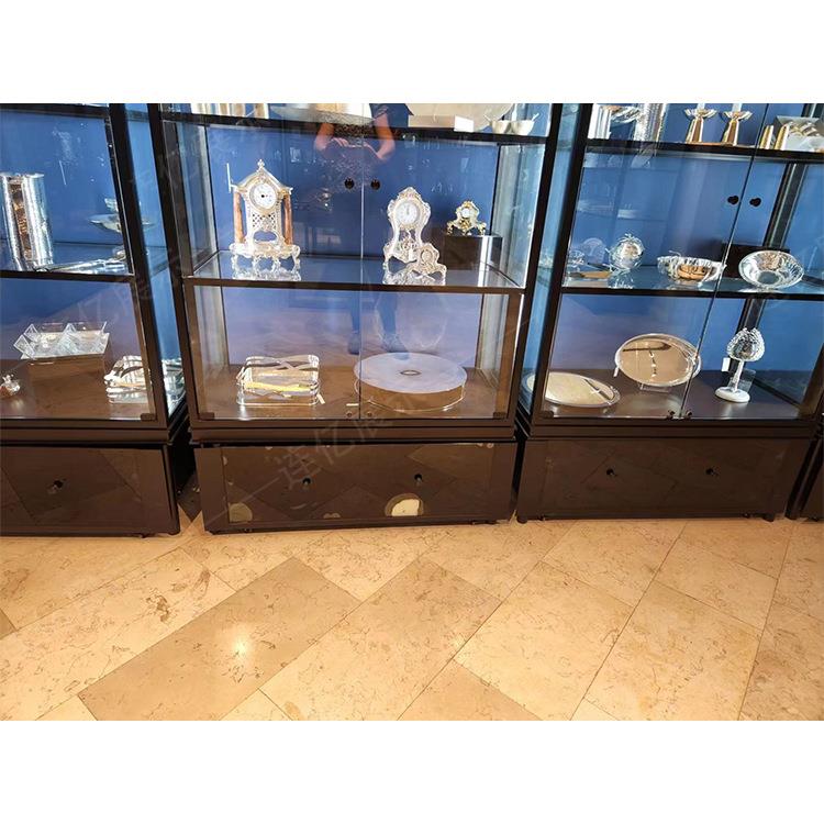 展柜工厂可出口玻璃柜四层珠宝博物馆展示柜古董灯具陈列柜展览柜
