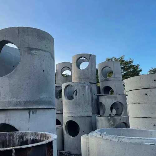 预制圆形水泥检查井 市政工程专用 抗渗抗腐蚀 钢筋混凝土材质