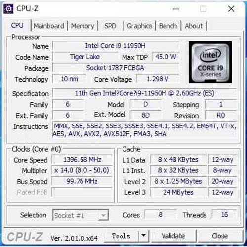 I5-11400H 11260H I7-11800H 11850H I9-11980HK 11900H CPU套装
