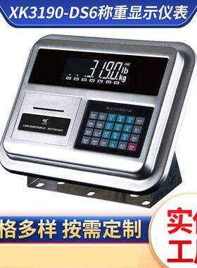 耀华称重仪表XK190-DS6大地磅地上衡汽车轨道称重显示器仪表