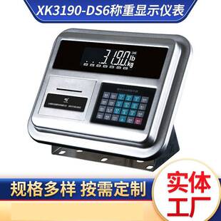 耀华称重仪表XK190-DS6大地磅地上衡汽车轨道称重显示器仪表