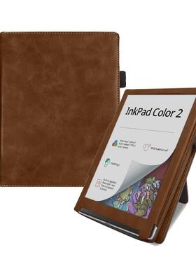 适用Pocketbook InkPad Color 2/3电子书保护皮套磁吸手托PB743壳
