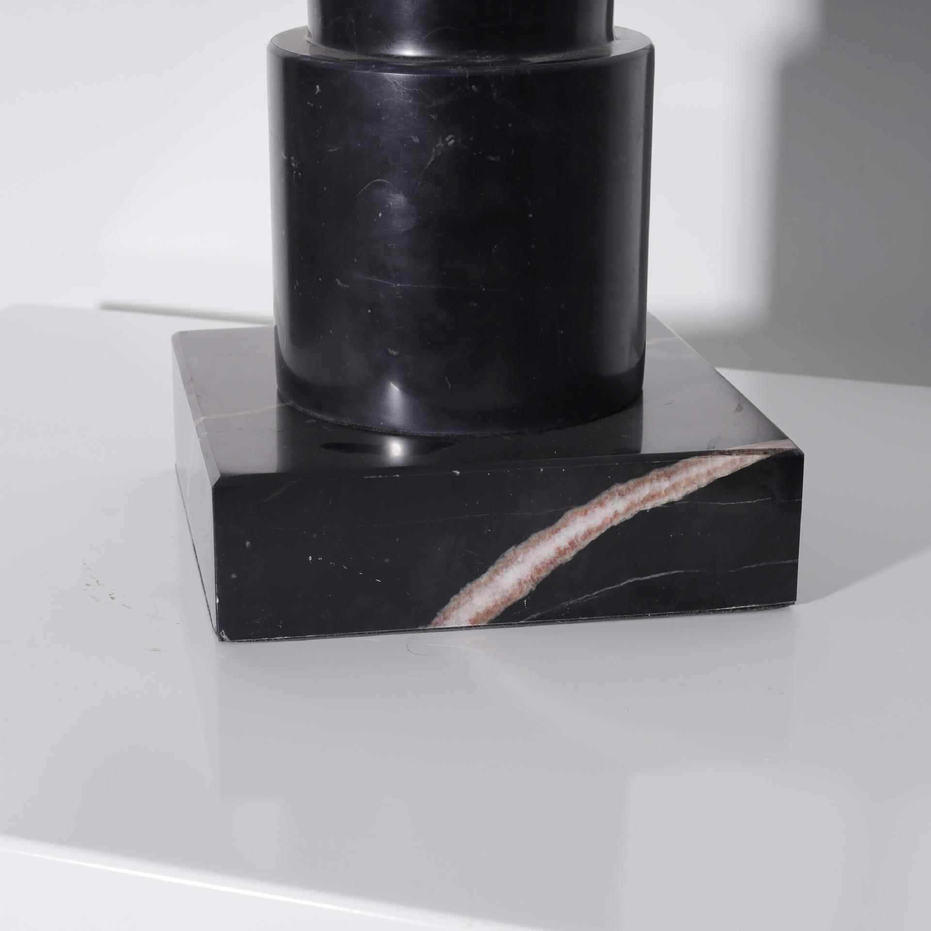 式复古美蒸机摆件汽桌玄关客厅装饰品大理石面留声机喇PHE叭工艺