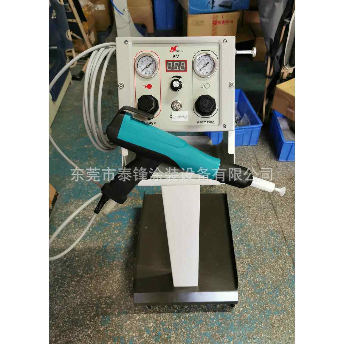 手动款静电喷涂机,适合铁艺工件,铝型材邓静电喷涂上粉率高