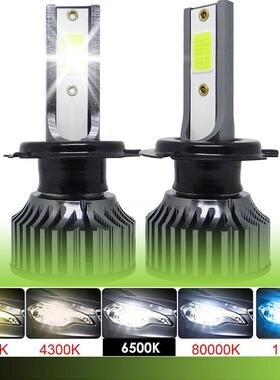 专属款cob灯珠 6000k 超亮聚光汽车led大灯h1 h7 h4汽车灯泡厂家