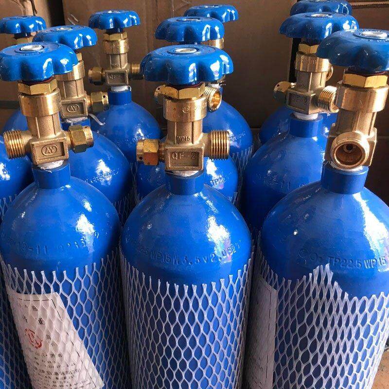 2L4升国标氧气瓶8L10家用15L便携式鱼运输小型工业用焊接高压钢罐