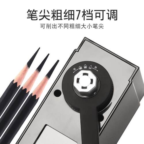 尼奥尼素描削笔器销笔手摇转笔刀卷笔刀炭笔机手动美术专用铅笔刀