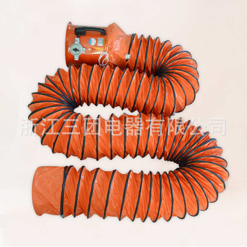 PVC可伸缩风管SFT-200 300 400 500工业厂房强力通风换气专用风管