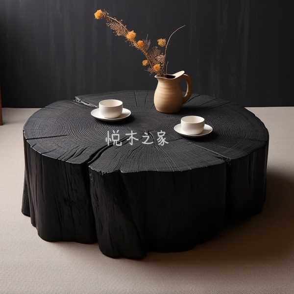 侘寂化茶台风干泡台创意碳原木茶几民宿不规则书桌木墩茶桌实木,住宅家具,家用茶台/茶桌,淘宝优惠券,粉丝福利购,淘宝优惠卷