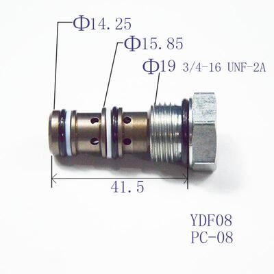 供应螺纹插入式液体控制单向阀Ydf08液压阀