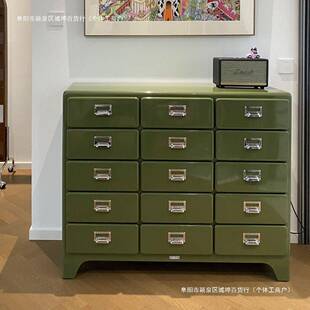 主卧复古风轻奢抽屉客厅餐边柜实木斗柜卧室高颜值储物柜收纳包邮