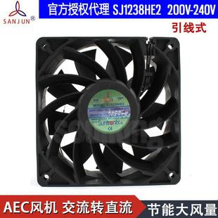 240V12038大风量电控箱散热风扇风机 200 SANJUN 三巨SJ1238HE2