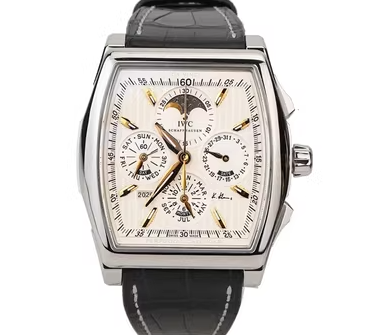 [9.8新]万国达文西万年历月相自动机械男表IW376204