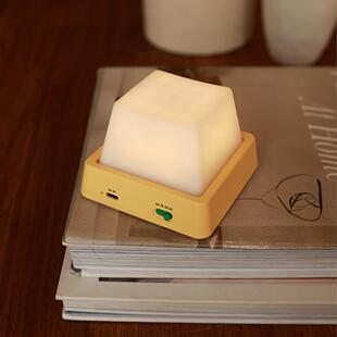 新品 解压按键灯卧室定时无极调光氛围音效小夜灯桌面创意摆件