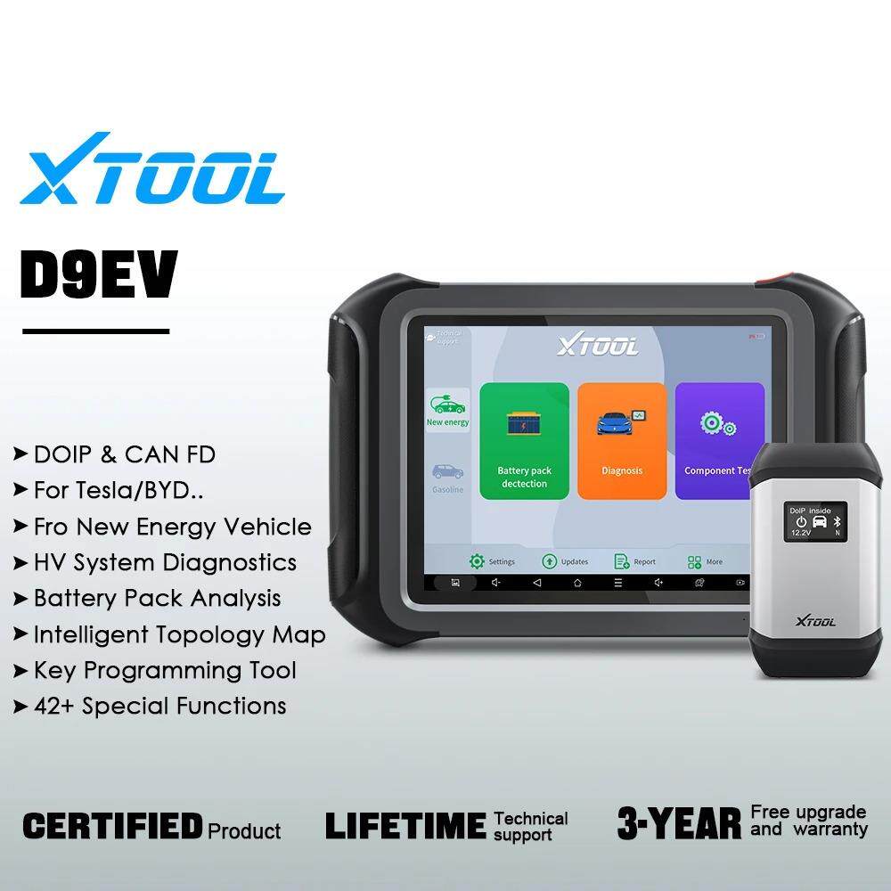适用帕迩瑞XTOOL D9EV Car Diagnostic tools Energy Vehicles Fo