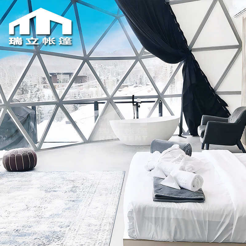 网红营地8米全透明玻璃星空房户外防寒保暖雪天露营球形酒店帐篷,户外/登山/野营/旅行用品,遮阳篷/雨篷/车篷/广告篷,淘宝优惠券,粉丝福利购,淘宝优惠卷