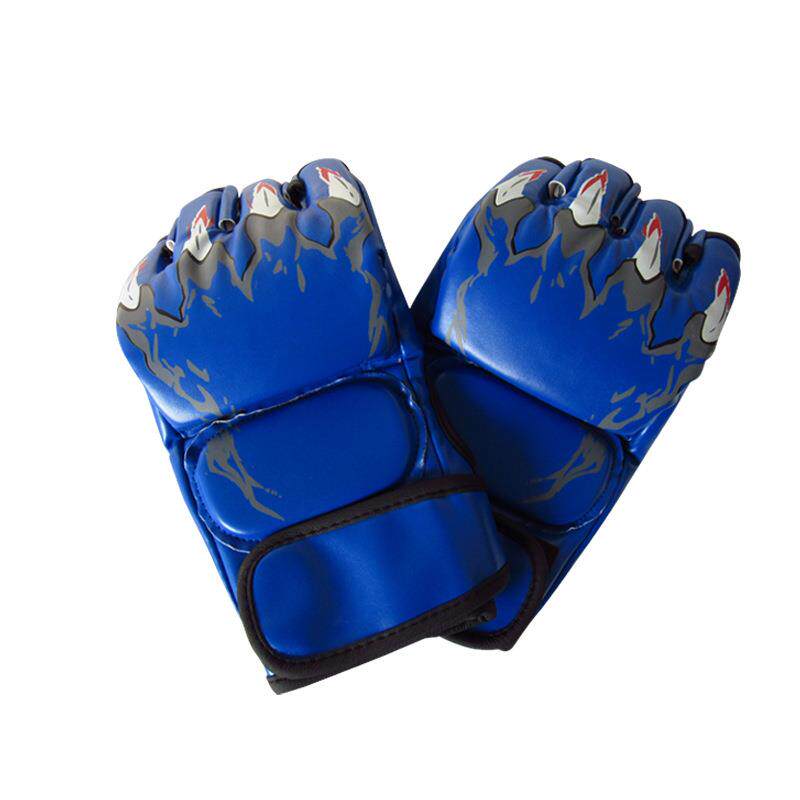 直销新款半指拳击手套 虎爪空手道格斗拳击手套 现货分指拳击手套