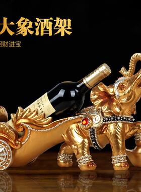 欧式红酒架件脂家居客厅酒柜餐厅桌面摆摆设饰装树工艺品HF-2062A