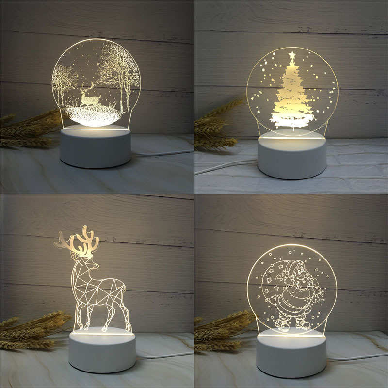 3Dcreative lamp room light Christmas present internation
