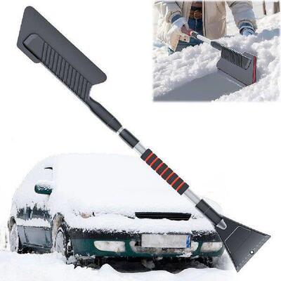 3 In 1 Detachable Snow Brush with Foam Handle Windshield