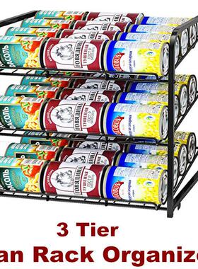 Can Rack Organizer Stackable Food Storage Dispenser Pantry