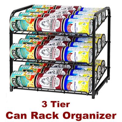 Can Rack Organizer Stackable Food Storage Dispenser Pantry
