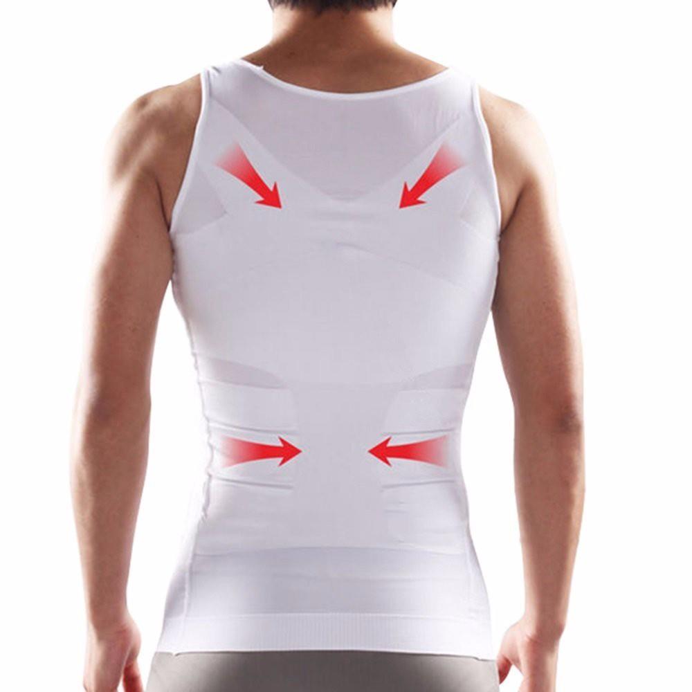 Mens body shaping vest thin style abdomen waist underwear