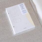 无打孔 Vibe 双打孔 奶黄 80张入 A6活页内页