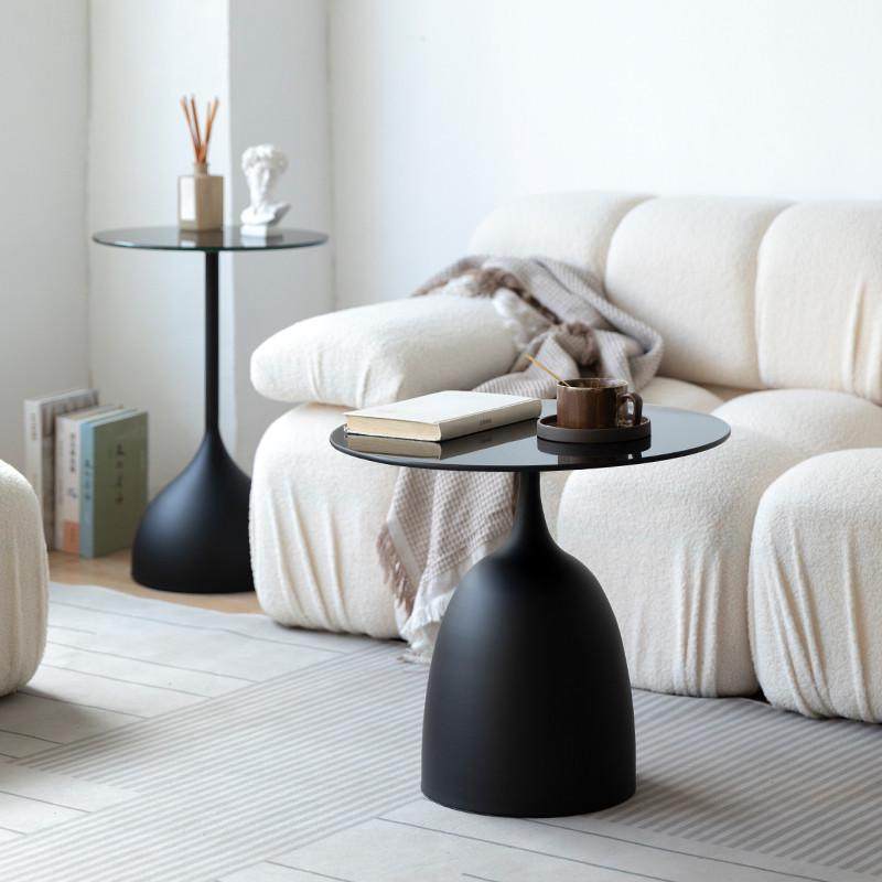 6R沙发边几现代客厅小茶几简约侧边角几轻奢玻璃艺术圆桌卧室床边,住宅家具,角几/边几,淘宝优惠券,粉丝福利购,淘宝优惠卷