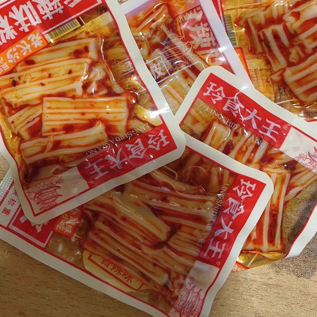 玲食大王湖南特产麻辣小吃凉皮辣条追剧好吃的宿舍网红辣味小零食
