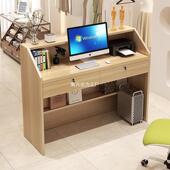 收银台店铺小型银前接待台吧台桌商子用简约现z08nOsN代服台装 店