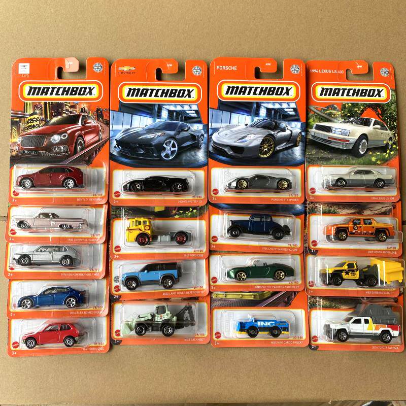 Matchbox2022新款9C6B 6C火柴盒合金车模9C6A城市英雄小跑车30782