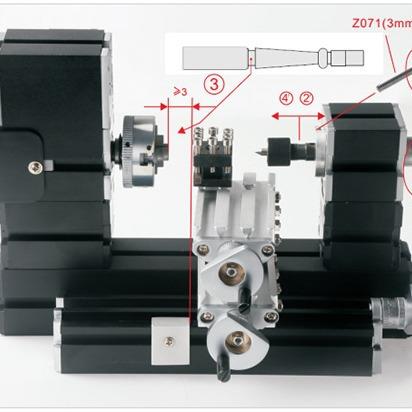 微型机床配件S/N:Z044MT二工位刀架