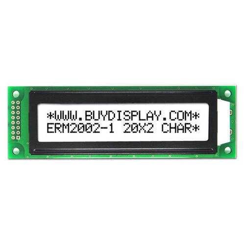 20x2字符模块/可配I2C转接板/直接用于Arduino控制板/白底黑字
