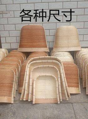 手工簸箕柳编竹编藤编单个土簸箕筲箕家用农村农用扫除簸箕小簸箕