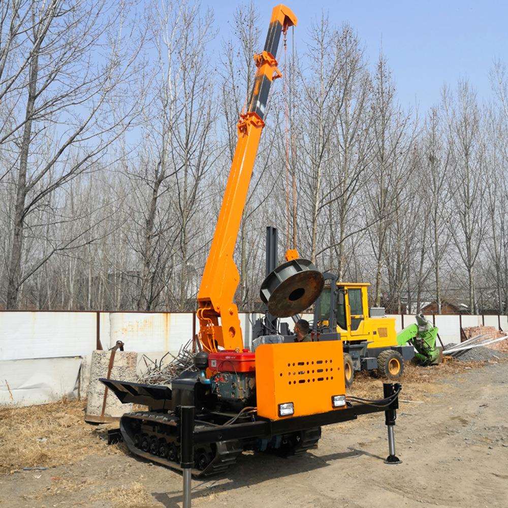 农用履带式随车吊 3吨建筑履带运输随车吊 5吨履带蜘蛛吊车