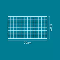 Ярко-желтая белая сетка 70x40 см, L-Large