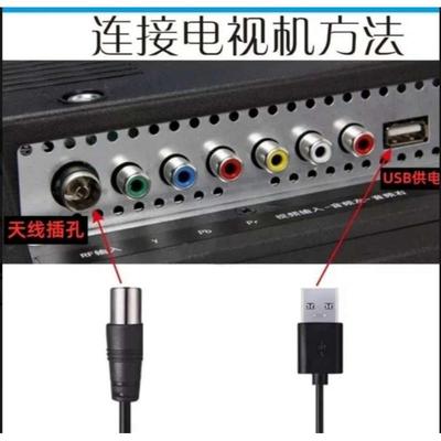 精品免网络家用数字电视天线室外接收免费电视接收器信号放大器DT