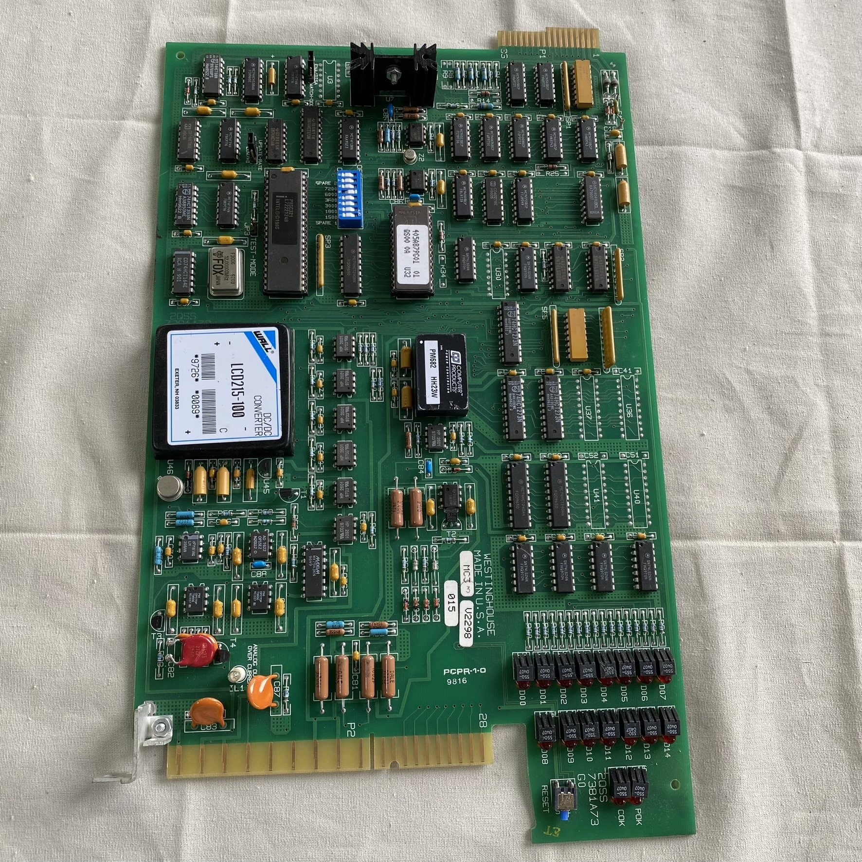 霍尼韦尔电路板7381A73G01 PCPR-1.0，美国制