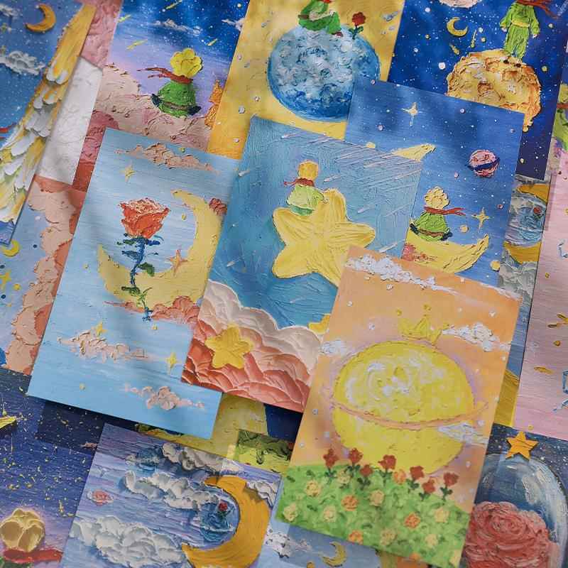 早沫明YHP148信 王油画棒0系列片 创意卡子通手绘手帐学生礼品 3