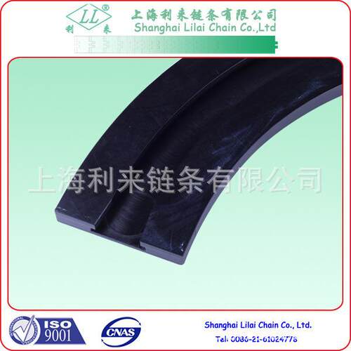 不锈钢链板导轨SS881TAB黑色尼龙垫轨上海销售