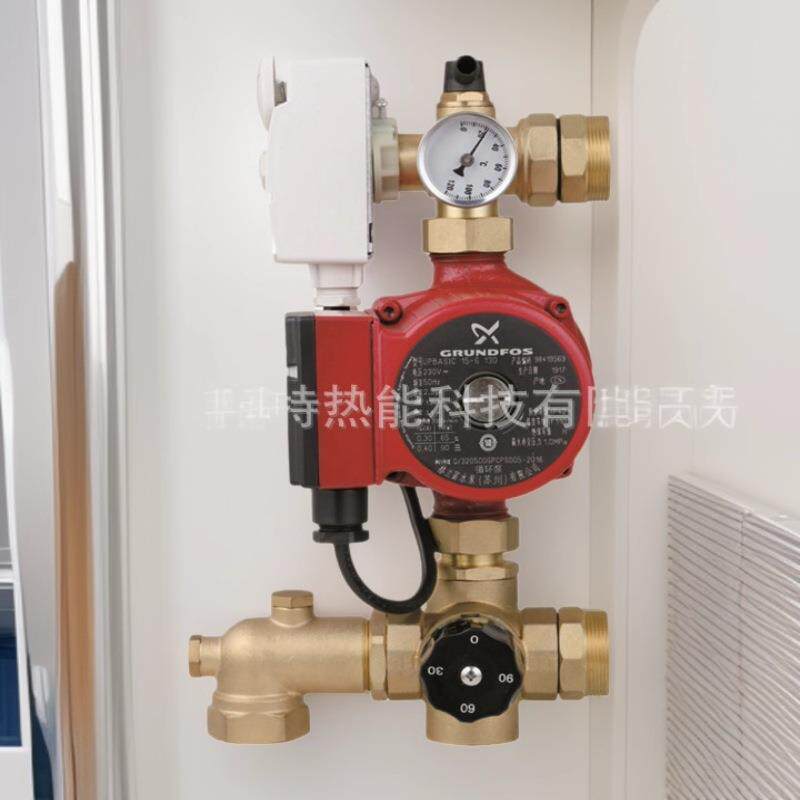 地暖混水中心混水阀控制中心混水装置恒温混水系统分水器